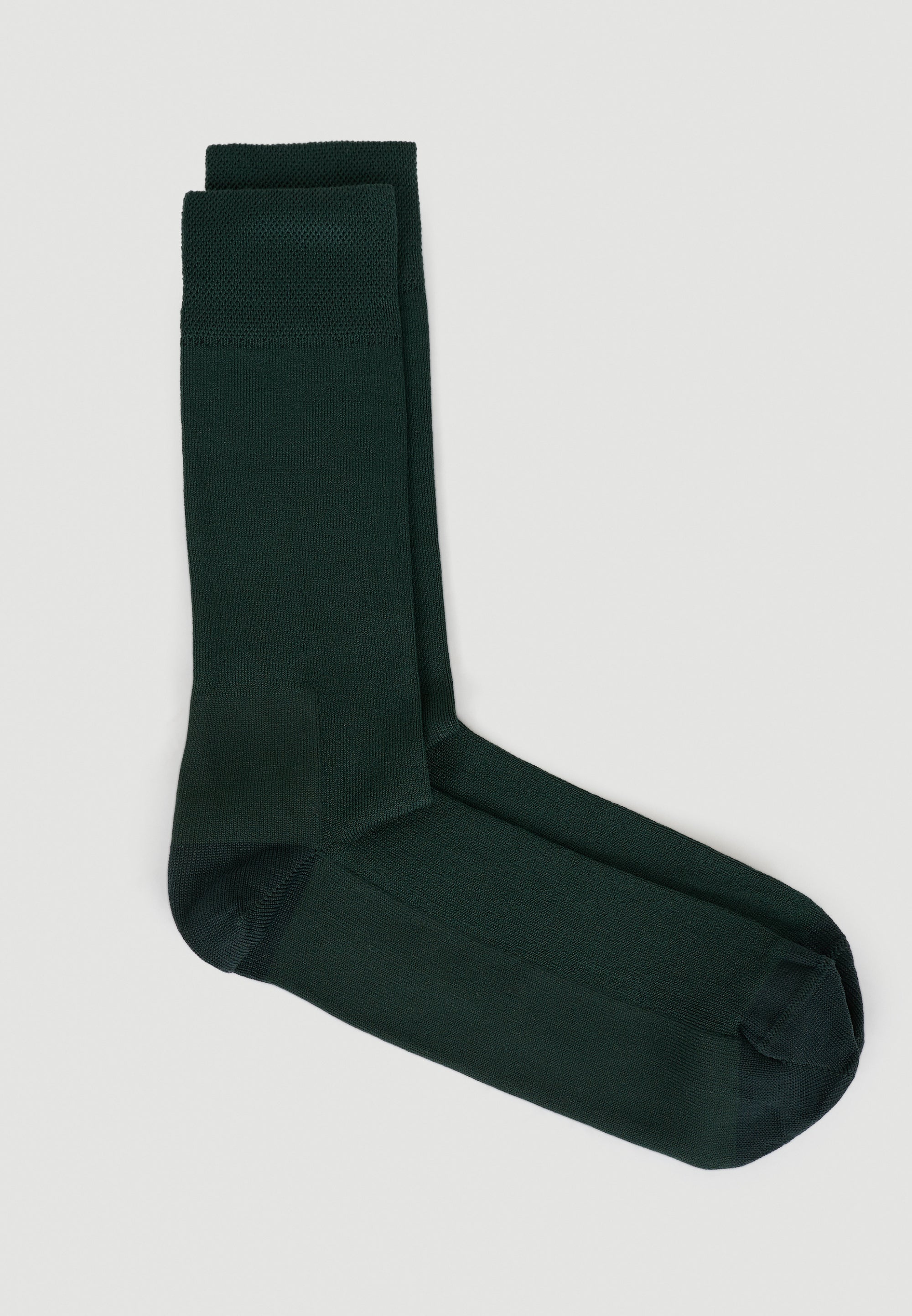 chaussettes coton vert sapin